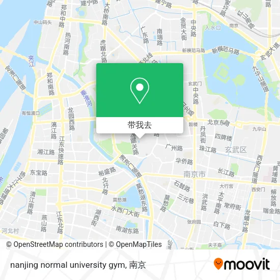 nanjing normal university gym地图