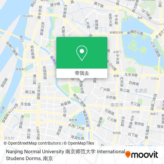 Nanjing Normal University 南京师范大学 International Studens Dorms地图