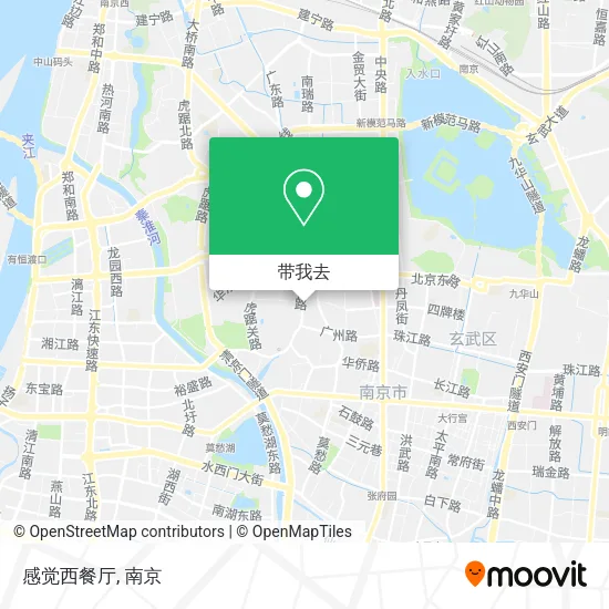 感觉西餐厅地图