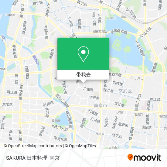 SAKURA 日本料理地图