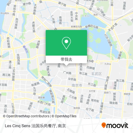 Les Cinq Sens 法国乐尚餐厅地图