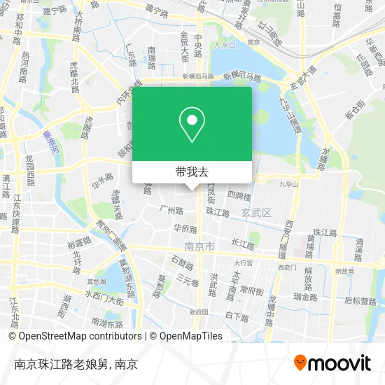 南京珠江路老娘舅地图
