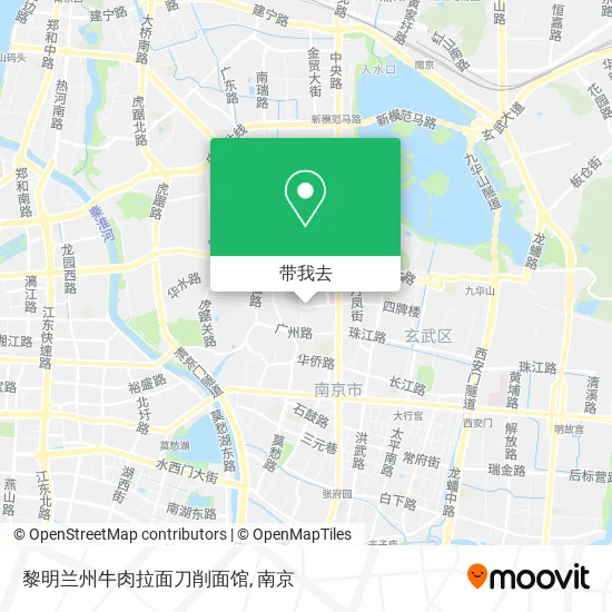 黎明兰州牛肉拉面刀削面馆地图