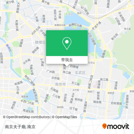 南京夫子廟地图