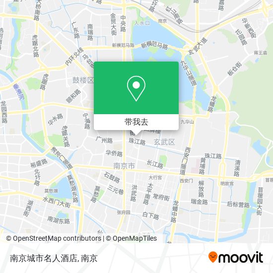 南京城市名人酒店地图