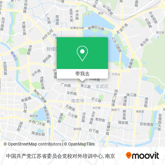 中国共产党江苏省委员会党校对外培训中心地图