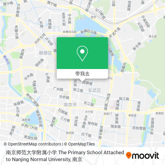 南京师范大学附属小学 The Primary School Attached to Nanjing Normal University地图
