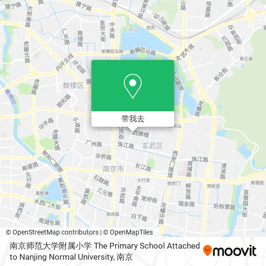 南京师范大学附属小学 The Primary School Attached to Nanjing Normal University地图
