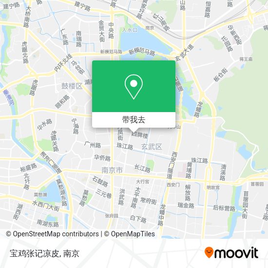 宝鸡张记凉皮地图