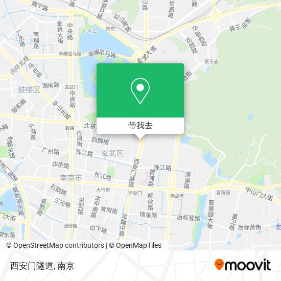 西安门隧道地图