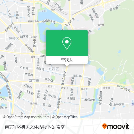 南京军区机关文体活动中心地图