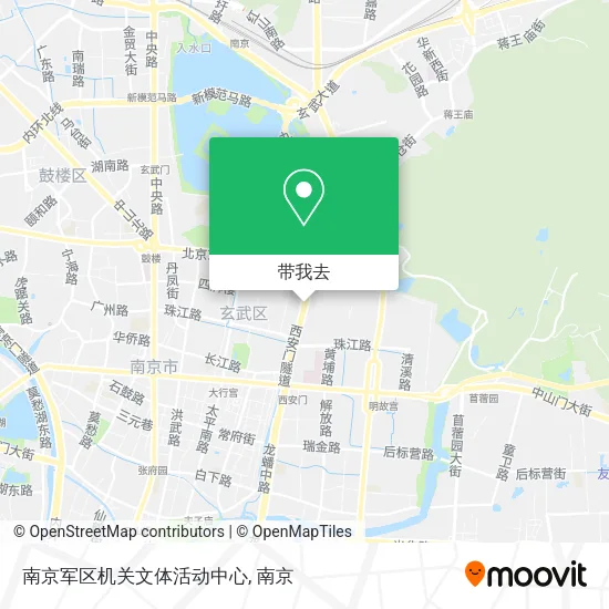 南京军区机关文体活动中心地图