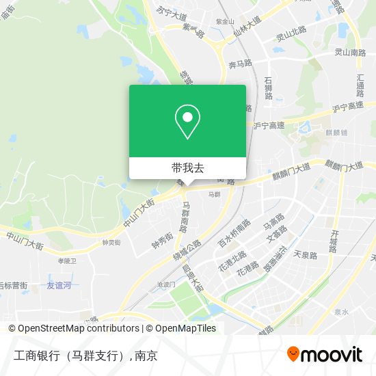 工商银行（马群支行）地图