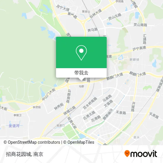 招商花园城地图