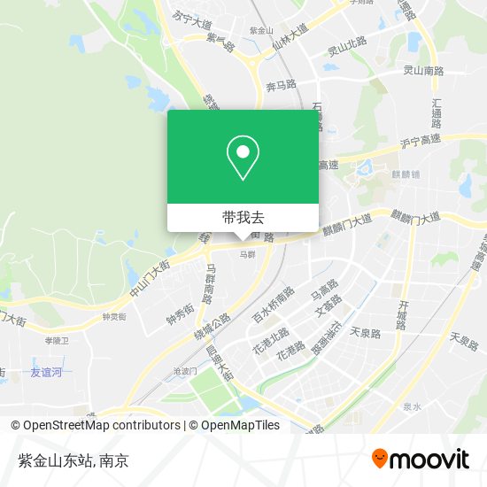 紫金山东站地图