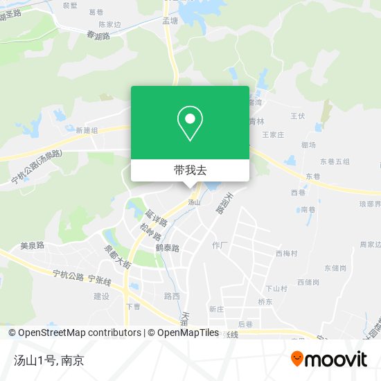 汤山1号地图