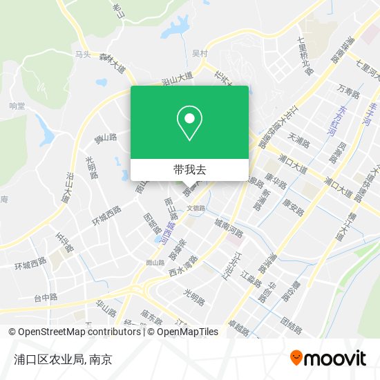 浦口区农业局地图