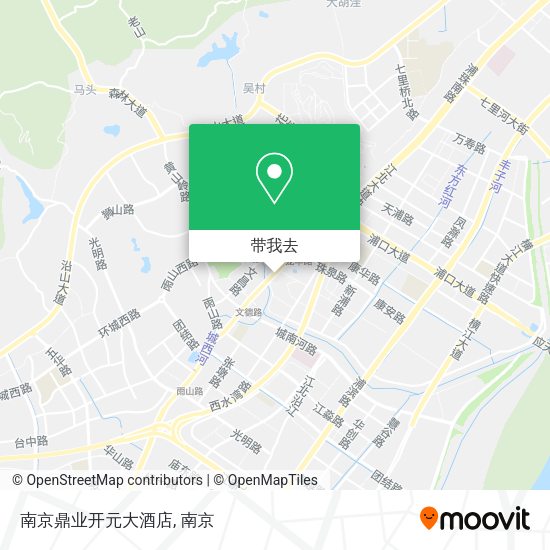 南京鼎业开元大酒店地图