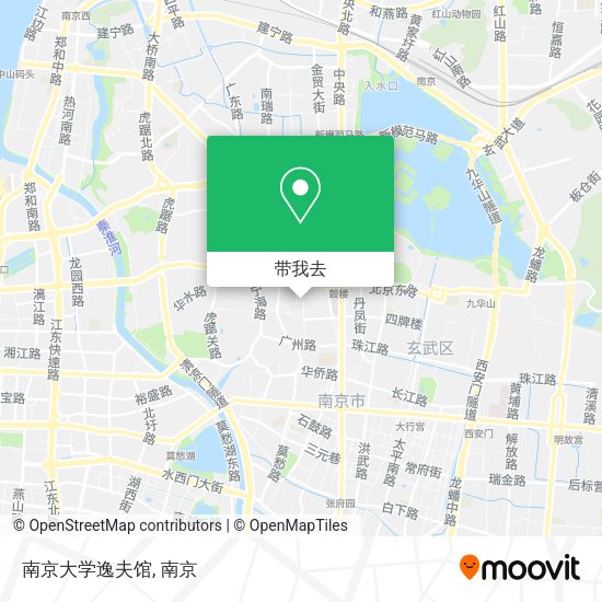 南京大学逸夫馆地图