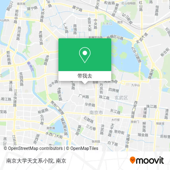 南京大学天文系小院地图