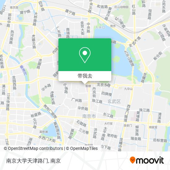 南京大学天津路门地图