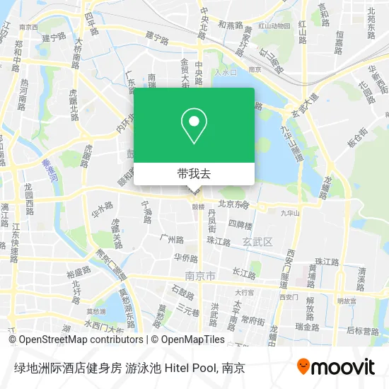 绿地洲际酒店健身房 游泳池 Hitel Pool地图