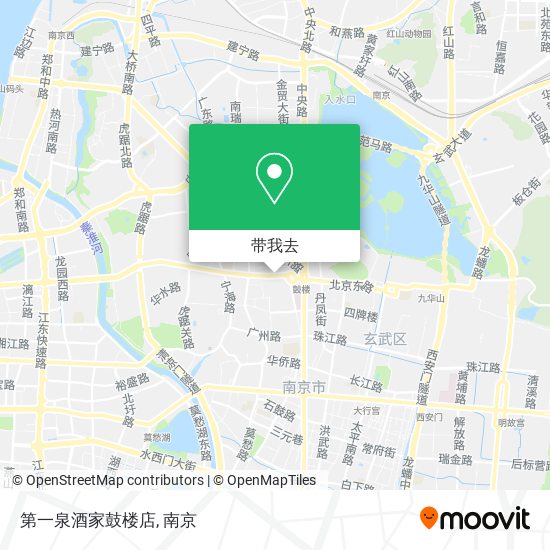 第一泉酒家鼓楼店地图