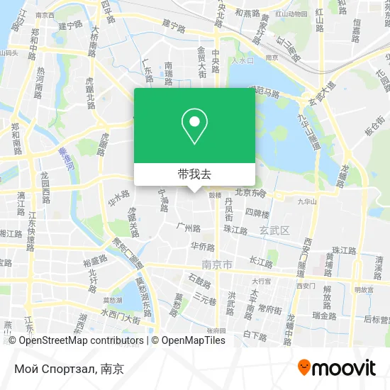 Мой Спортзал地图