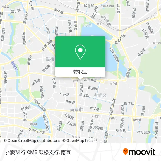 招商银行 CMB 鼓楼支行地图