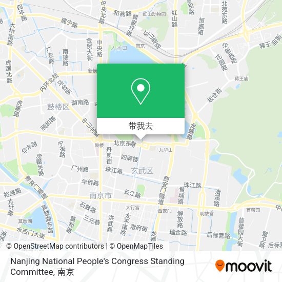 Nanjing National People's Congress Standing Committee地图