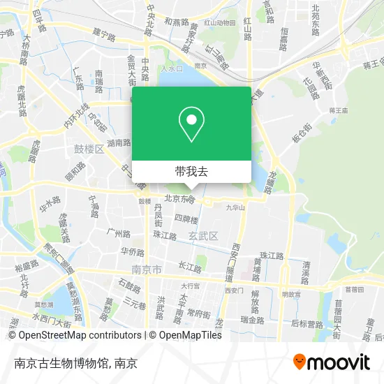 南京古生物博物馆地图