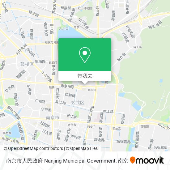 南京市人民政府 Nanjing Municipal Government地图