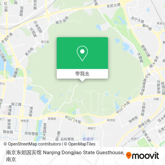 南京东郊国宾馆 Nanjing Dongjiao State Guesthouse地图