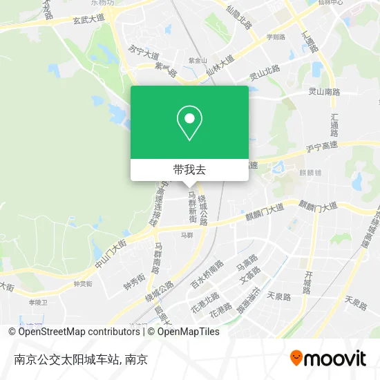 南京公交太阳城车站地图