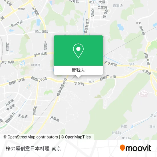 桜の屋创意日本料理地图