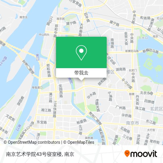 南京艺术学院43号寝室楼地图