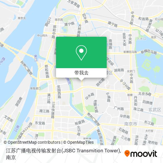 江苏广播电视传输发射台(JSBC Transmition Tower)地图