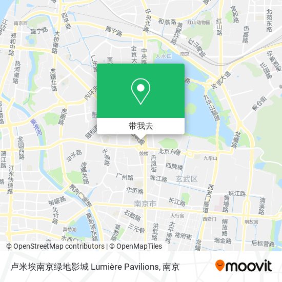 卢米埃南京绿地影城 Lumière Pavilions地图