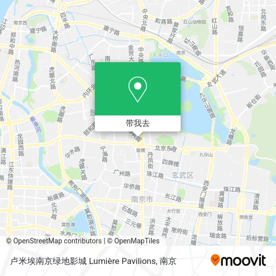 卢米埃南京绿地影城 Lumière Pavilions地图