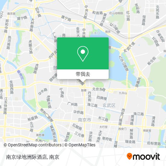 南京绿地洲际酒店地图