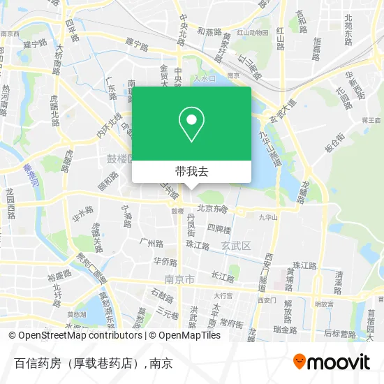 百信药房（厚载巷药店）地图