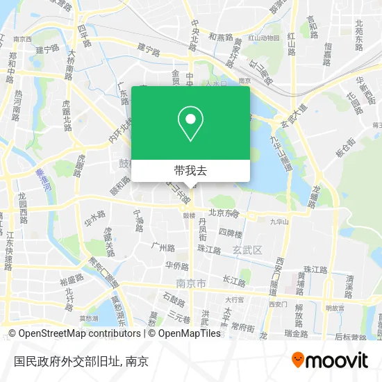 国民政府外交部旧址地图