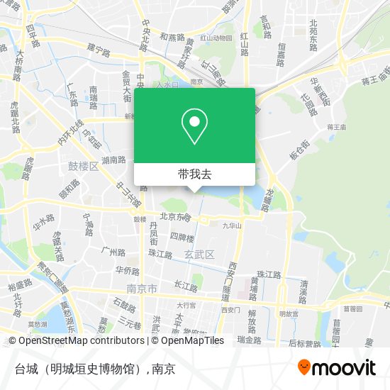 台城（明城垣史博物馆）地图