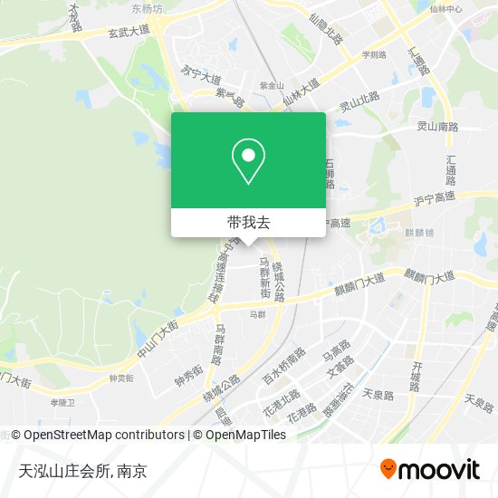 天泓山庄会所地图