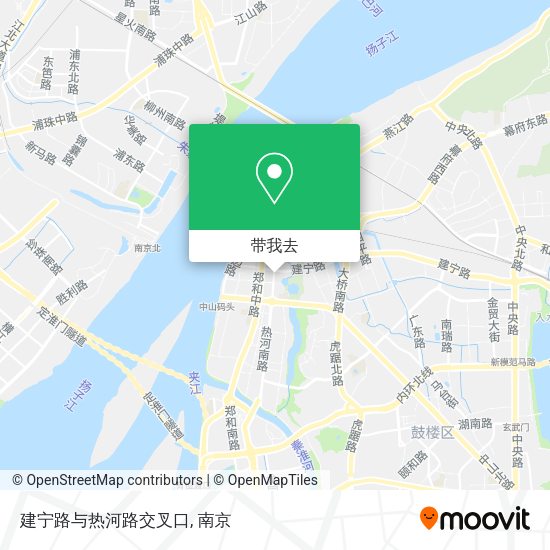 建宁路与热河路交叉口地图
