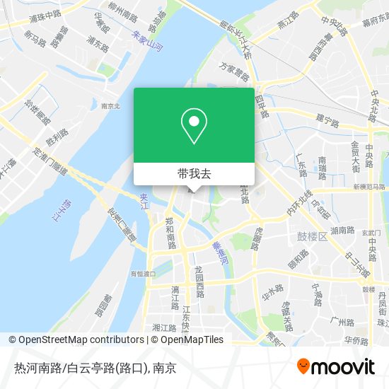 热河南路/白云亭路(路口)地图