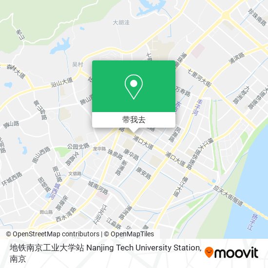 地铁南京工业大学站 Nanjing Tech University Station地图