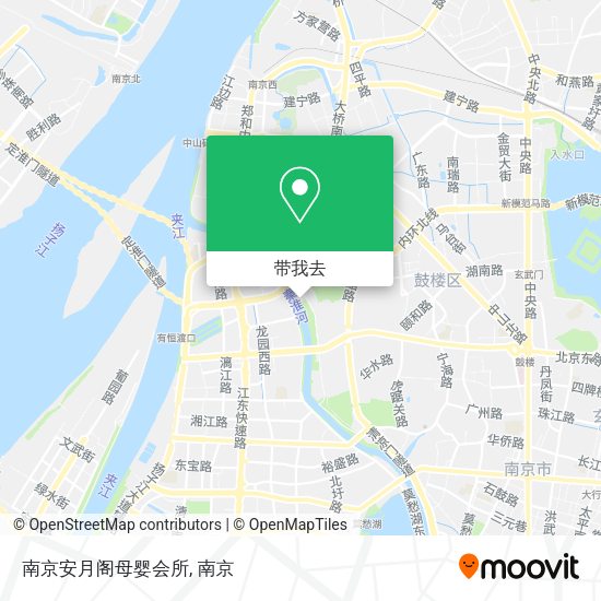 南京安月阁母婴会所地图