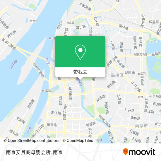 南京安月阁母婴会所地图