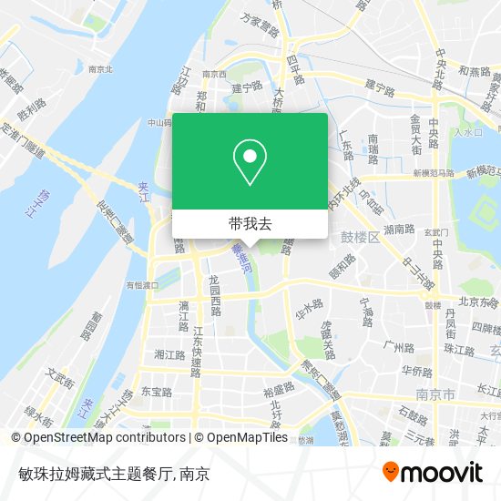 敏珠拉姆藏式主题餐厅地图